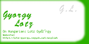 gyorgy lotz business card